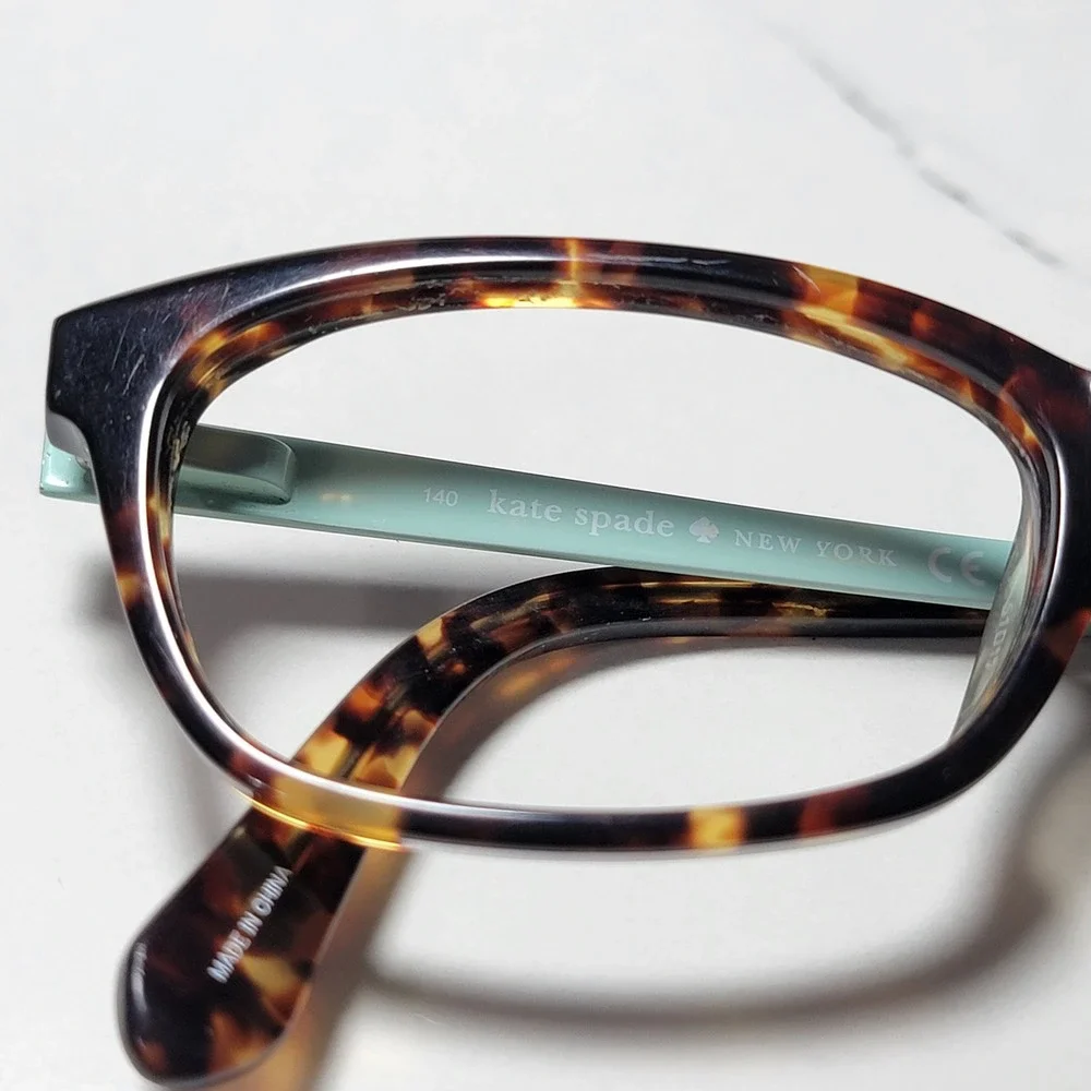Kate Spade New York Jazmine Tortoise Mint Green Eyeglasses Frames 51-16-140